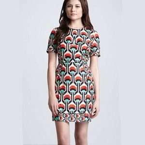 Milly Geometric Mid-Length Dress Size 8